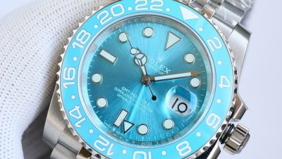 롤*스 GMT MASTER2 커스텀 터콰이즈블루