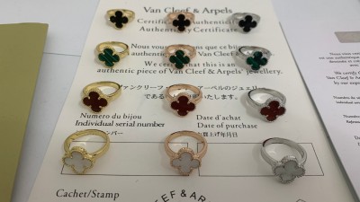 반ㅋ리프 빈티지 알함브라 링