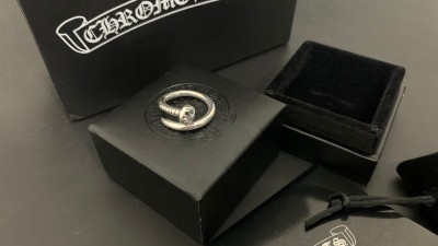 크ㄹ하츠 크로스 플라워 볼 네일 링