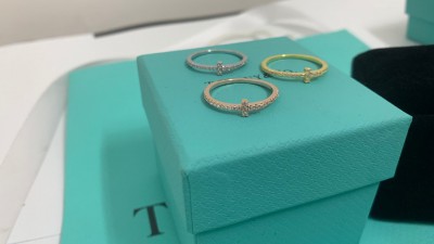 티ㅍ니 T1 와이어 밴드 링 풀다이아