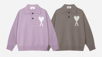 [NORMAL] 공용 아ㅁ 자카드 울 니트 스웨터 2컬러