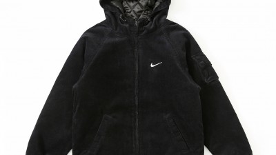 [GOOD] 슈ㅍ림 X 나이키 코듀로이 후드 집업 자켓