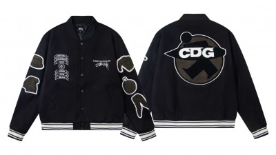 [NORMAL] 공용 스ㅌ시 X CDG 바시티 자켓