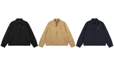 [GOOD] 공용 폴ㄹ 클래식 해링턴 집업 재킷 3컬러