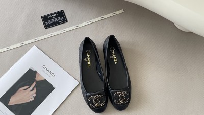 [NORMAL] 샤ㄴ 퀼팅CC 메리제인 슈즈 블랙