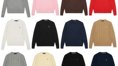 [GOOD] 공용 폴ㄹ 라운드넥 케이블 니트 스웨터 12컬러 C