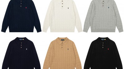 [GOOD] 공용 폴ㄹ 니트 폴로 스웨터 6컬러 C