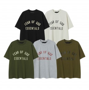 [NORMAL] 공용 피ㅇ갓 에센셜 레터링 로고 티셔츠 5컬러