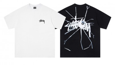 [NORMAL] 공용 스ㅌ시 쉐터드 티셔츠 2컬러