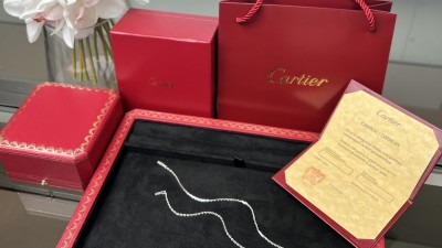 까ㄹ띠에 러브 펜던트 목걸이 다이아 풀파베