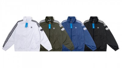 [GOOD] 공용 아ㄷ다스 삼선 트래포일 트랙 자켓 4컬러