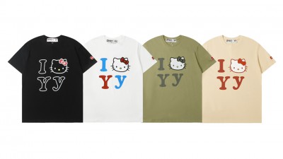 [NORMAL] 공용 오ㅍYY X 헬로키티 티셔츠 4컬러