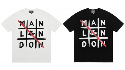 [NORMAL] 비ㅂ안 웨스트우드 25FW 나인그리드 로고 티셔츠 2컬러