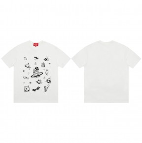 [NORMAL] 비ㅂ안 웨스트우드 블랙 그래피티 티셔츠