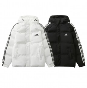 [NORMAL] 공용 아ㄷ다스 삼선 후드 패딩자켓 2컬러