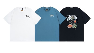 [NORMAL] 공용 스ㅌ시 위더드 플라워 티셔츠 3컬러