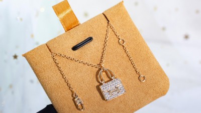 에ㄹ메스 아뮬렛 콘스탄스 펜던트 목걸이 다이아 풀파베