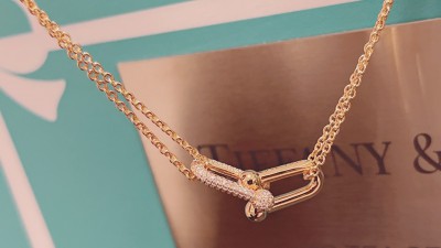 티ㅍ니 하드웨어 링크 펜던트 목걸이