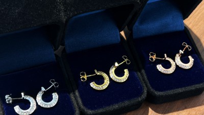 티ㅍ니 T1 후프 이어링