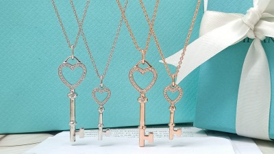 티ㅍ니 하트키 펜던트 목걸이