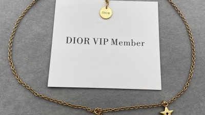 디ㅇ 라운드 스톤 목걸이