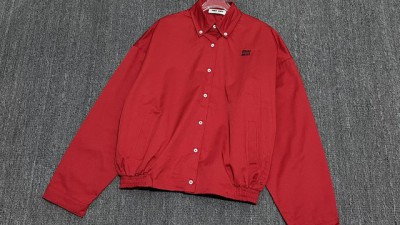 [세일][공용][한정수량] 미ㅇ미우 헤비 포플린 블루종 재킷