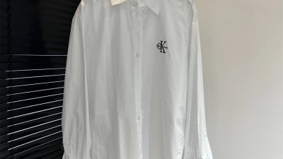 [공용] 캘ㅂ클라인 모노그램 릴렉스 셔츠