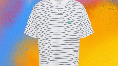 [공용] 발ㄹ시아가 로렐 스트라이프 코튼 피케 폴로 셔츠