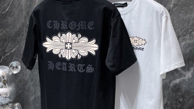 크ㄹ하츠 플로랄 크로스 티셔츠 2컬러