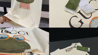 [공용] 구ㅉ 프린트 코튼 티셔츠