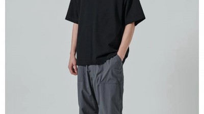 엔ㅎ리우드 라벨 디테일 반소매 티셔츠 3컬러