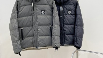 스ㅌ아일랜드 후드 다운 자켓 2컬러