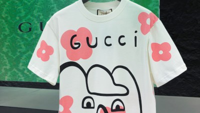 [공용] 구ㅉ 프린트 코튼 저지 티셔츠