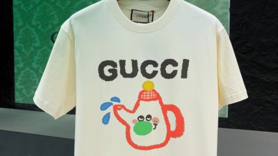 [공용] 구ㅉ 프린트 코튼 티셔츠