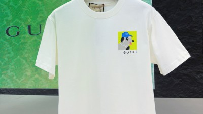 [공용] 구ㅉ 프린트 코튼 저지 티셔츠