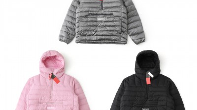 [공용] 슈ㅍ림 25FW 마이크로 다운 하프 집 후드 풀오버 3컬러