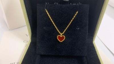 반ㅋ리프 스위트 하트 펜던트 목걸이