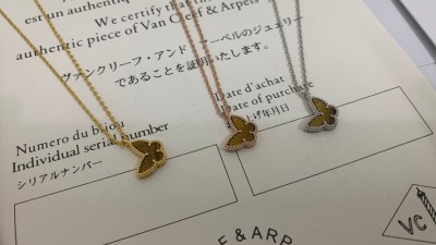 반ㅋ리프 스위트 버터플라이 펜던트 목걸이