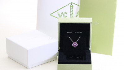 반ㅋ리프 빈티지 알함브라 목걸이