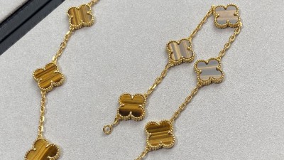 반ㅋ리프 빈티지 알함브라 브레이슬릿 5모티