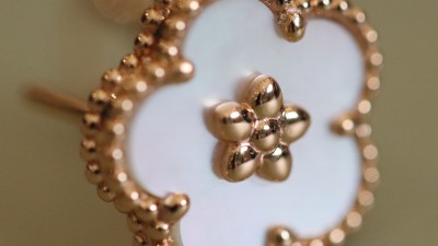 반ㅋ리프 럭키 스프링 플럼 블로썸 이어링