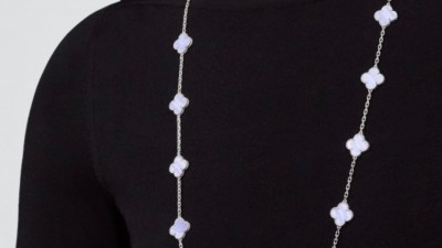 반ㅋ리프 빈티지 알함브라 목걸이 20모티브