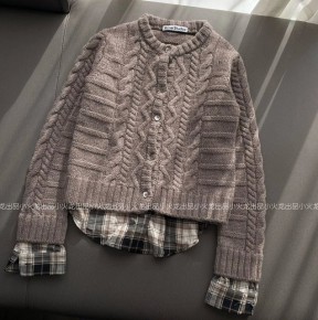 아ㅋ네 스튜디오 피티드 레이어드 가디건