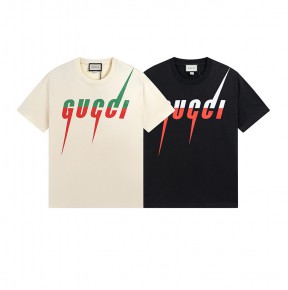 [공용] 구ㅉ 블레이드 프린트 반팔 티셔츠 2컬러