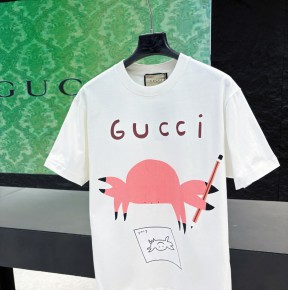 [공용] 구ㅉ 프린트 코튼 저지 티셔츠