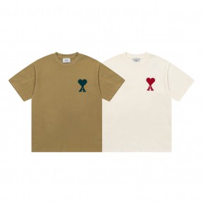 [공용] 아ㅁ 로고 자수 티셔츠 2컬러