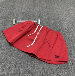 [세일] 미ㅇ미우 포플린 미니스커트