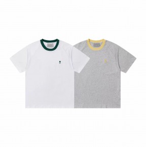 [세일][공용] 아ㅁ 자수 코튼 티셔츠 2컬러