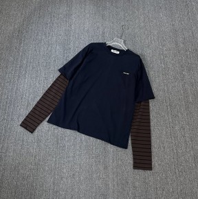 [세일] 미ㅇ미우 롱슬리브 저지 티셔츠