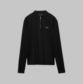 [공용] 프ㄹ다 리나일론 디테일 롱슬리브 피케 폴로 셔츠